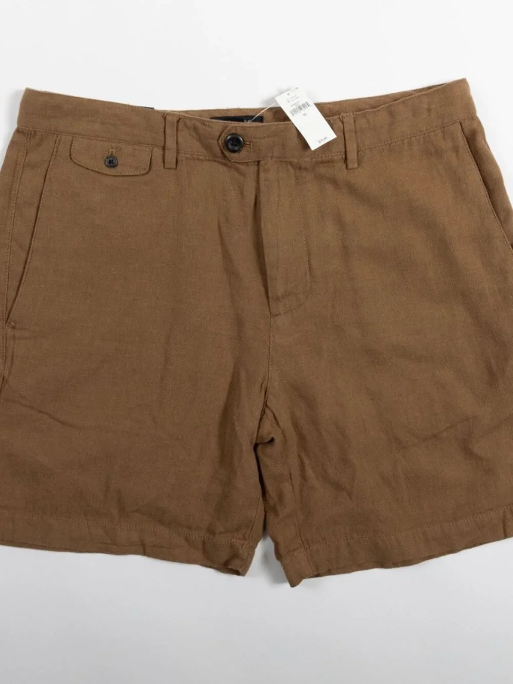 NWT LOT 4 Banana Republic Men's Size 33 Linen-Blend Slim Fit Shorts 7